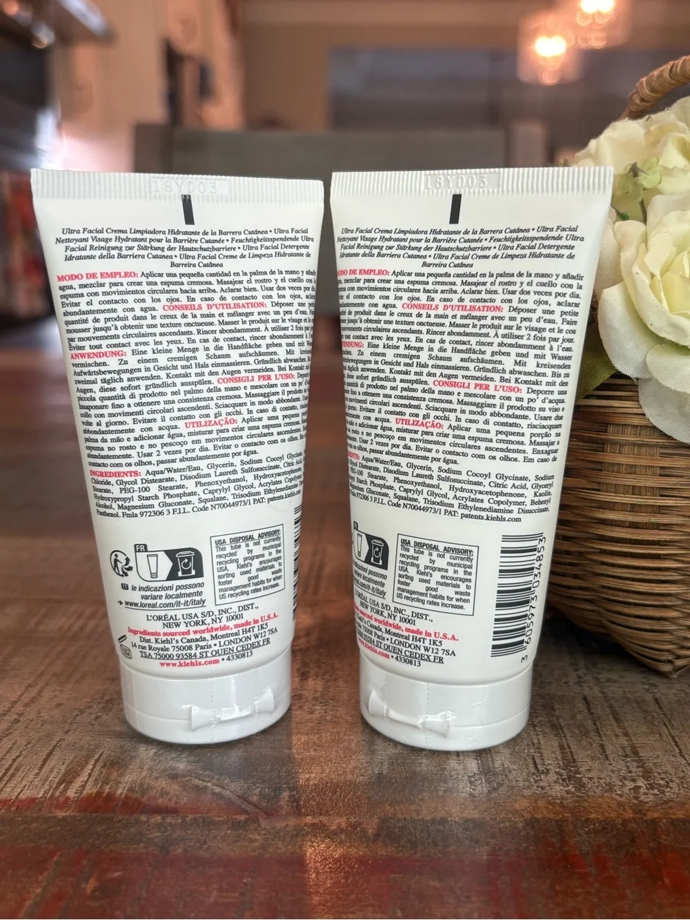 New KIEHLS Ultra Facial Barrier-Hydrating CLEANSER Cream-to-Foam DUO!
